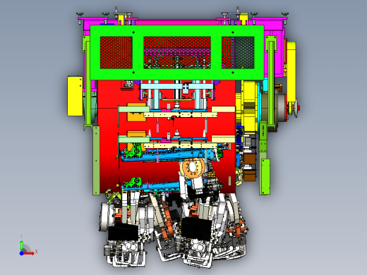 点焊夹具3D数模图纸 STP格式前视缩略图
