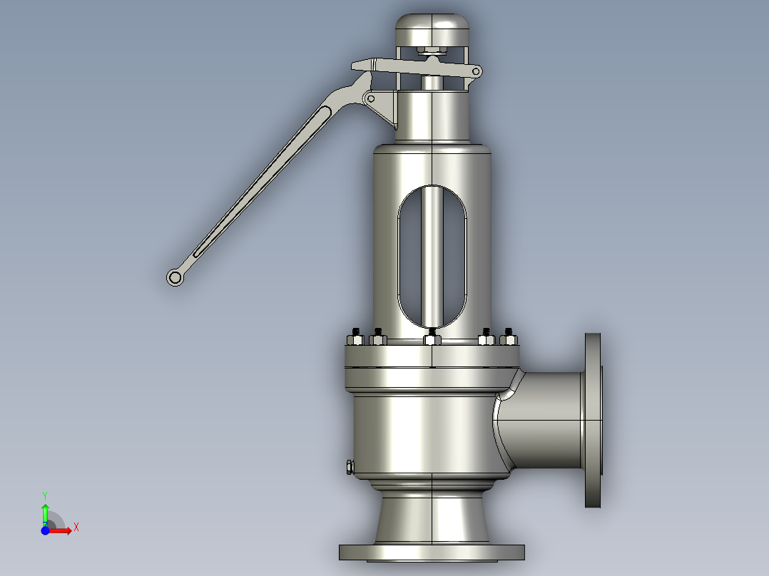 全启弹簧安全阀creo三维 705550===20前视图