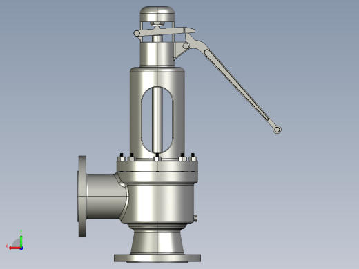 全启弹簧安全阀creo三维 705550===20后视缩略图