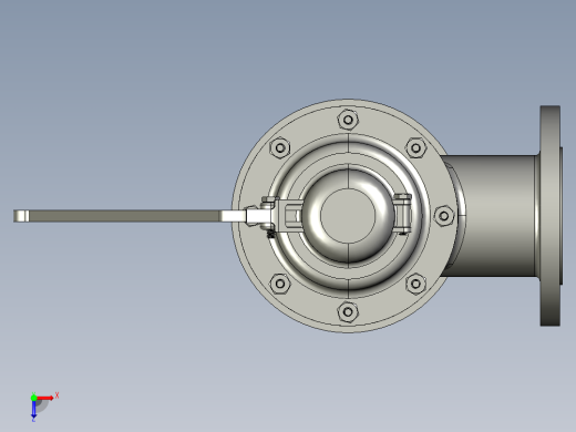 全启弹簧安全阀creo三维 705550===20俯视缩略图