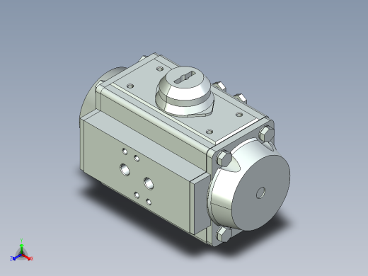 阀门模型-2051_30pneumatic_rotary_actuator