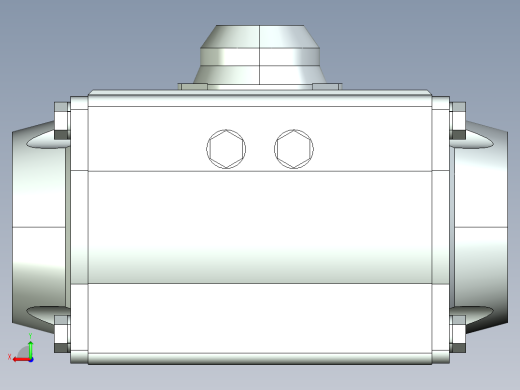 阀门模型-2051_30pneumatic_rotary_actuator后视缩略图