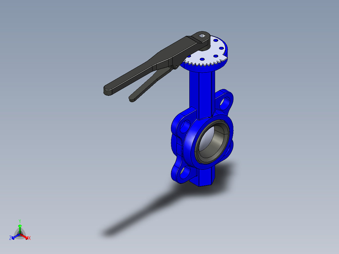 阀门模型-DN50____主视图