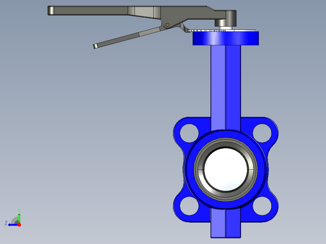 阀门模型-DN50____右视图