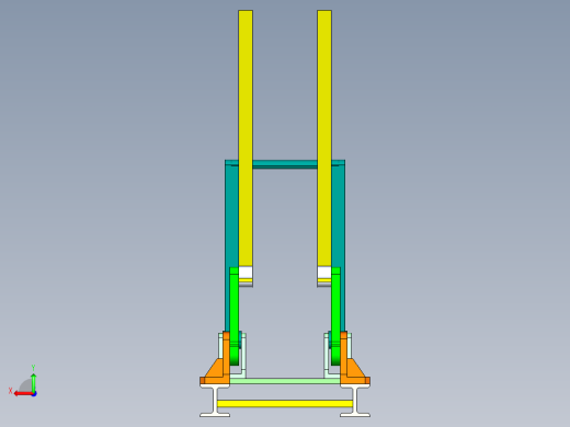 1G060--曲柄摇杆自动液面捞渣机+三维proe后视缩略图