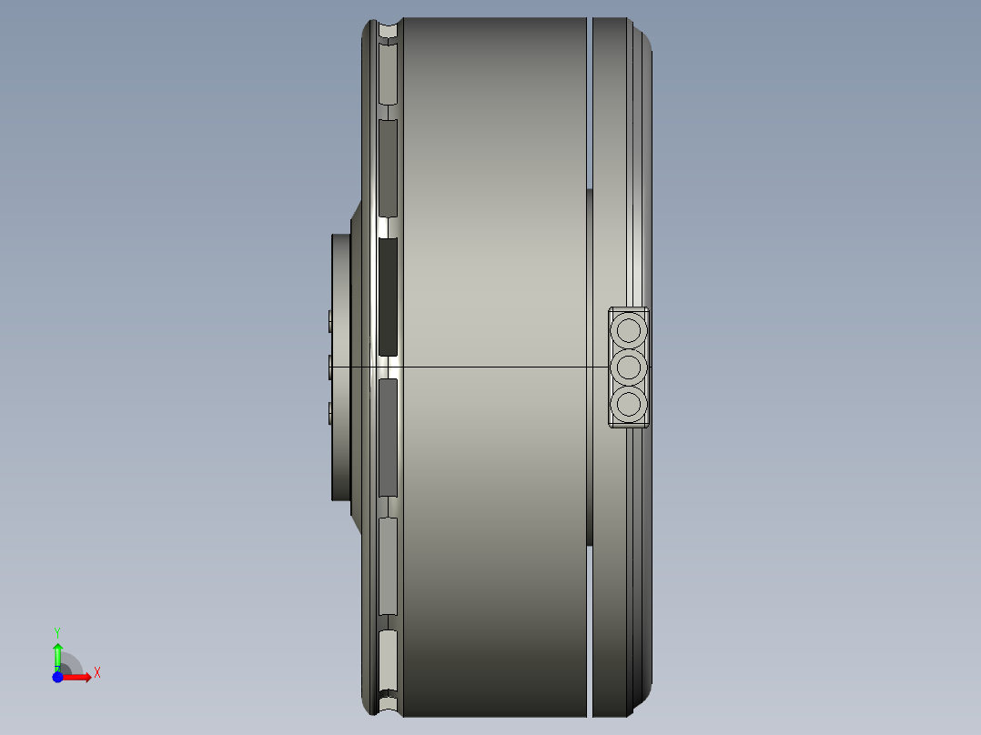 无刷电机 长航时无刷电机 多旋翼电机 M40C30无刷前视图