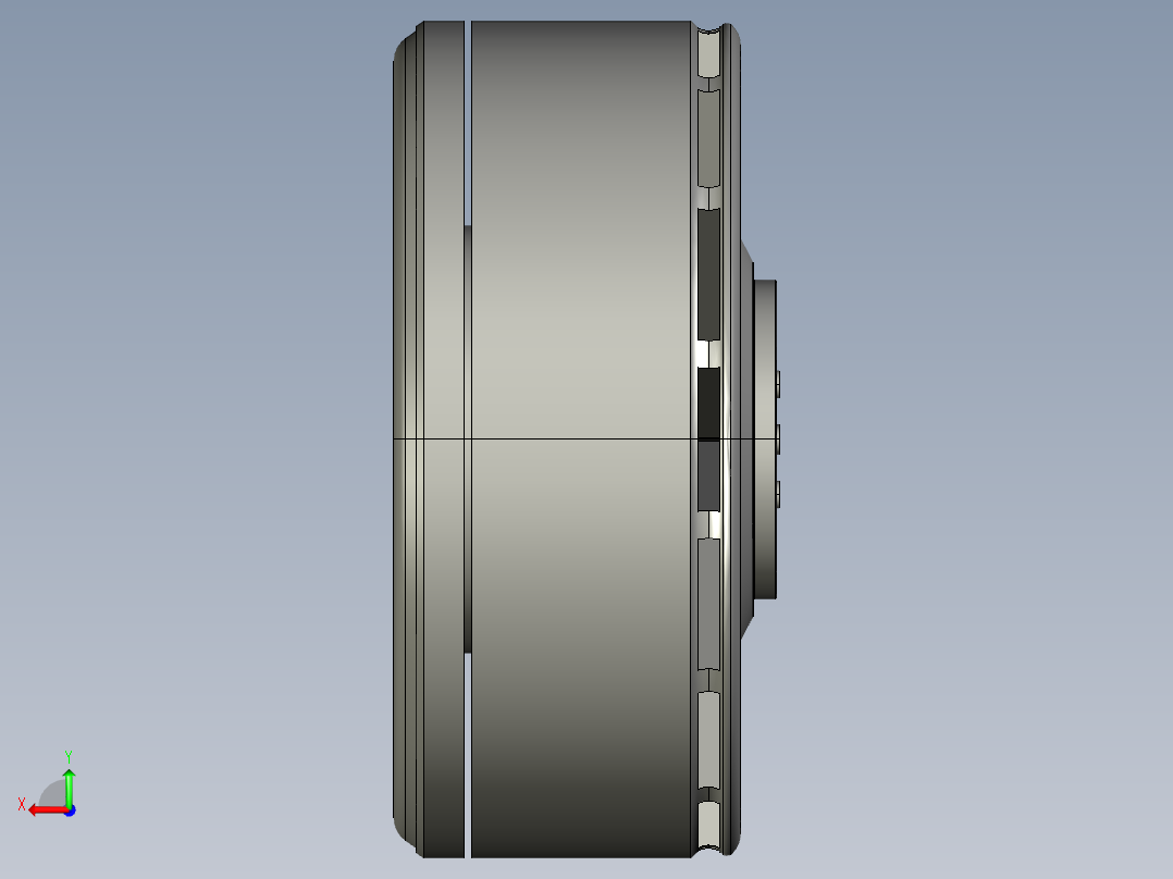 无刷电机 长航时无刷电机 多旋翼电机 M40C30无刷后视图