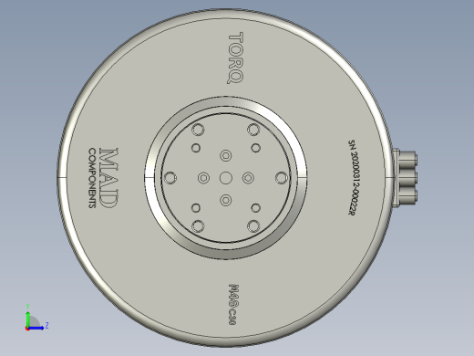 无刷电机 长航时无刷电机 多旋翼电机 M40C30无刷左视缩略图