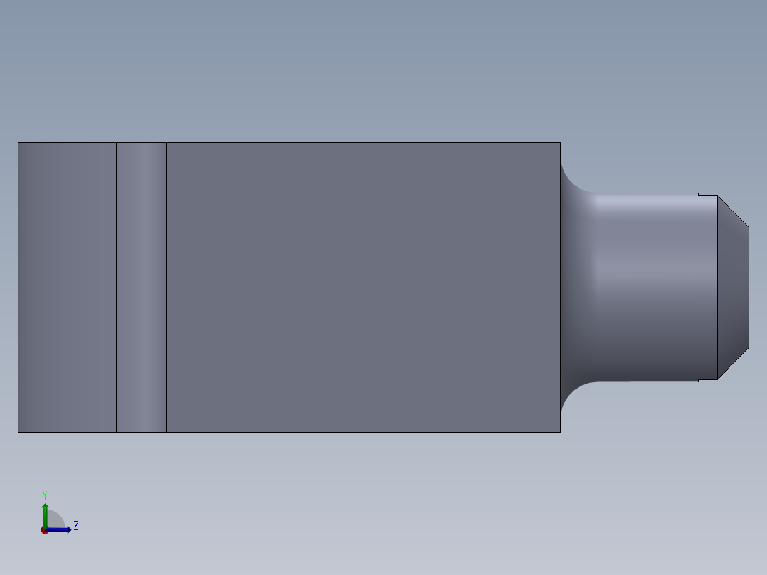 机械零件图17左视图