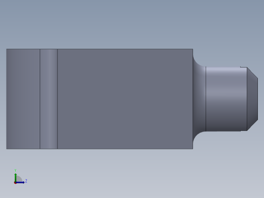 机械零件图17左视缩略图