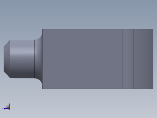机械零件图17右视缩略图