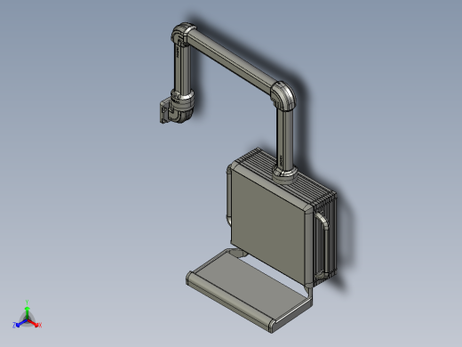 悬臂控制操控箱键盘支架-D2-垂直墙座-转角-转交-箱体链接器-250-500-300