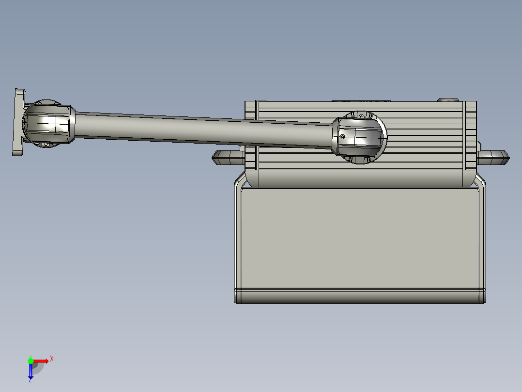 悬臂控制操控箱键盘支架-D2-垂直墙座-转角-转交-箱体链接器-250-500-300俯视图