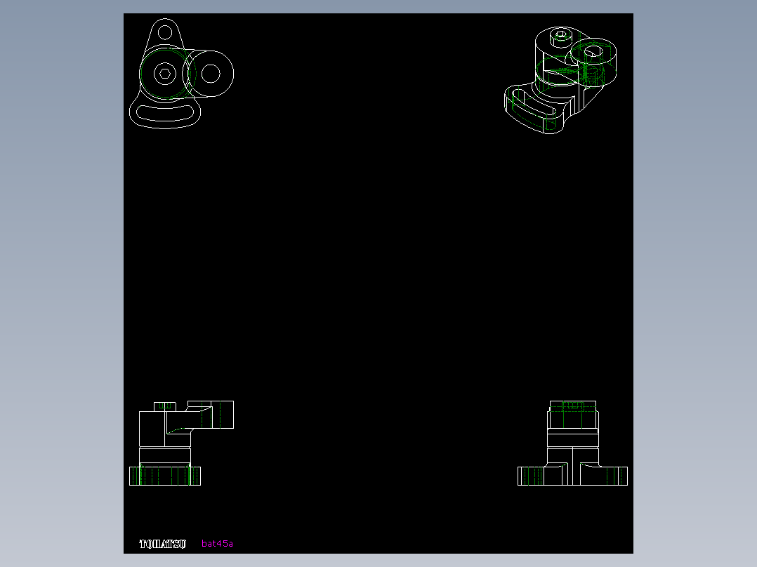 平面張力器(自動張力型)BAT-A-2D多系列多零件图纸模型