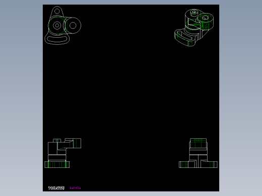 平面張力器(自動張力型)BAT-A-2D多系列多零件图纸模型