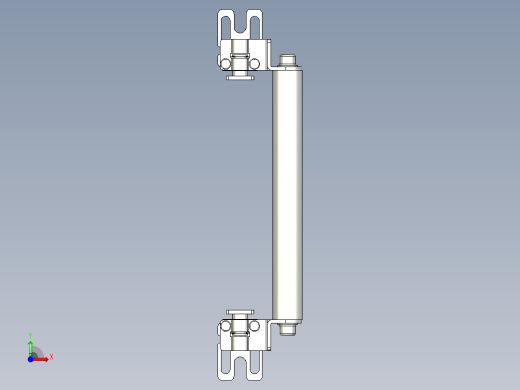基恩士SL-JB15_back-mount_kc图纸模型前视缩略图