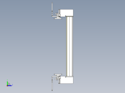基恩士SL-JB15_back-mount_kc图纸模型左视缩略图