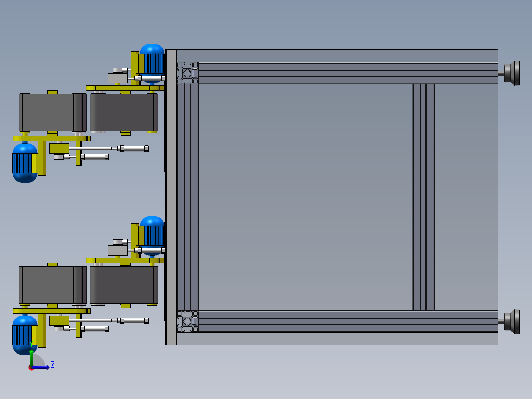 2023.02月-机械加工车间履带式打磨机左视图