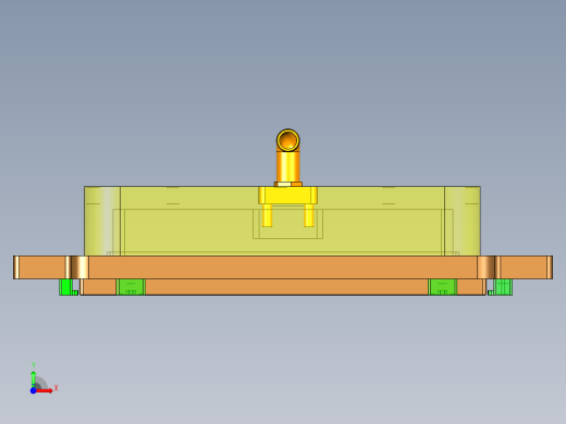 UP5502-A笔记本CNC工装夹具三维模型-CNC2-210615前视缩略图