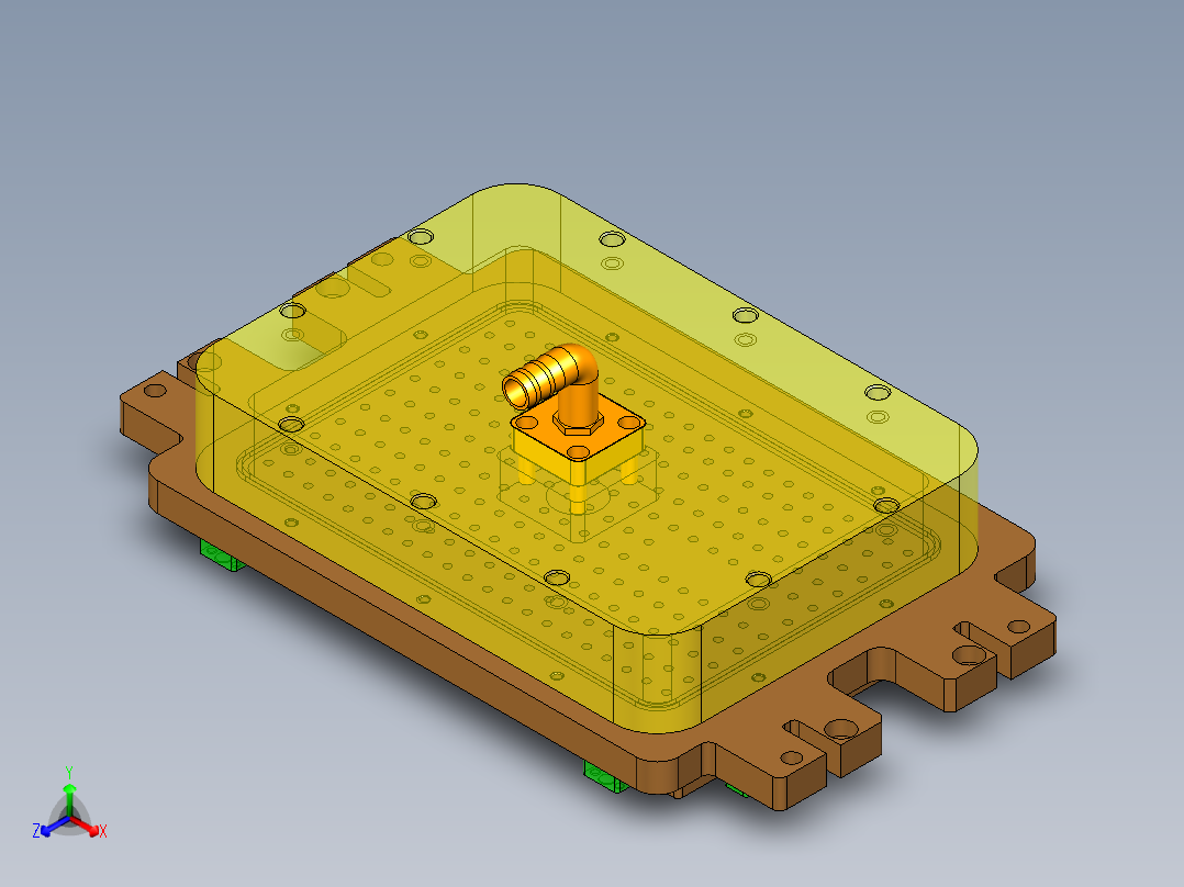 UP5502-A笔记本CNC工装夹具三维模型-CNC2-210615正等轴测图