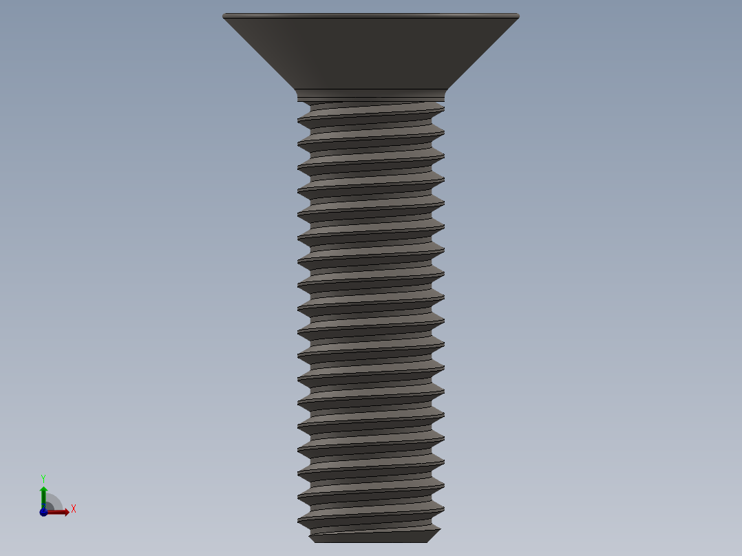 Screw_ISO_10642_M5x18_A2.SLDPRT前视图