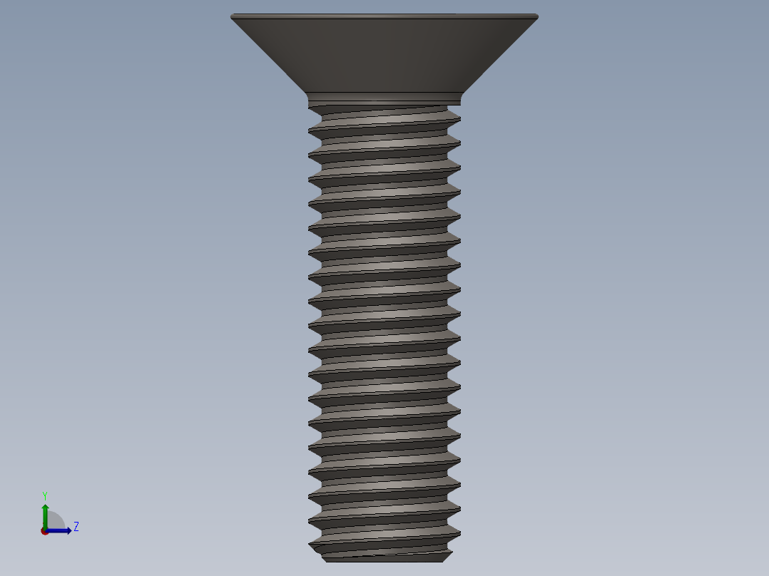 Screw_ISO_10642_M5x18_A2.SLDPRT左视图