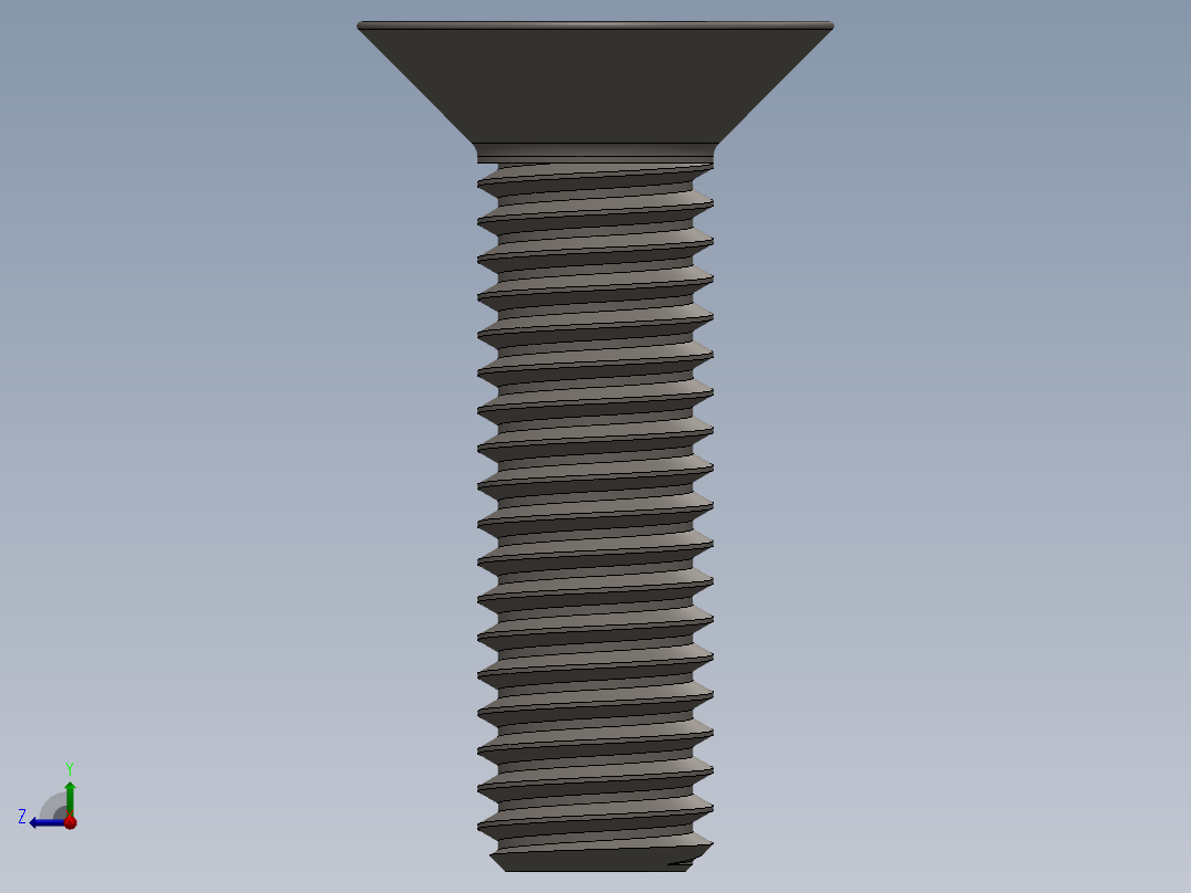 Screw_ISO_10642_M5x18_A2.SLDPRT右视图