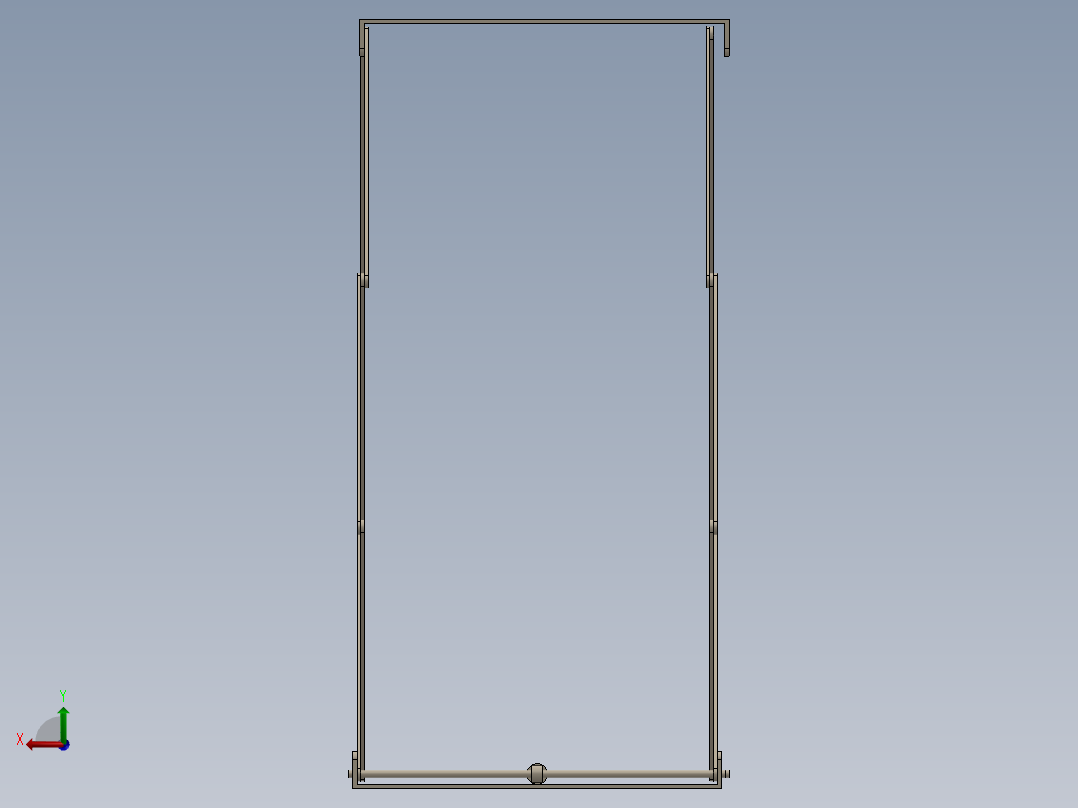 剪叉升降机后视图