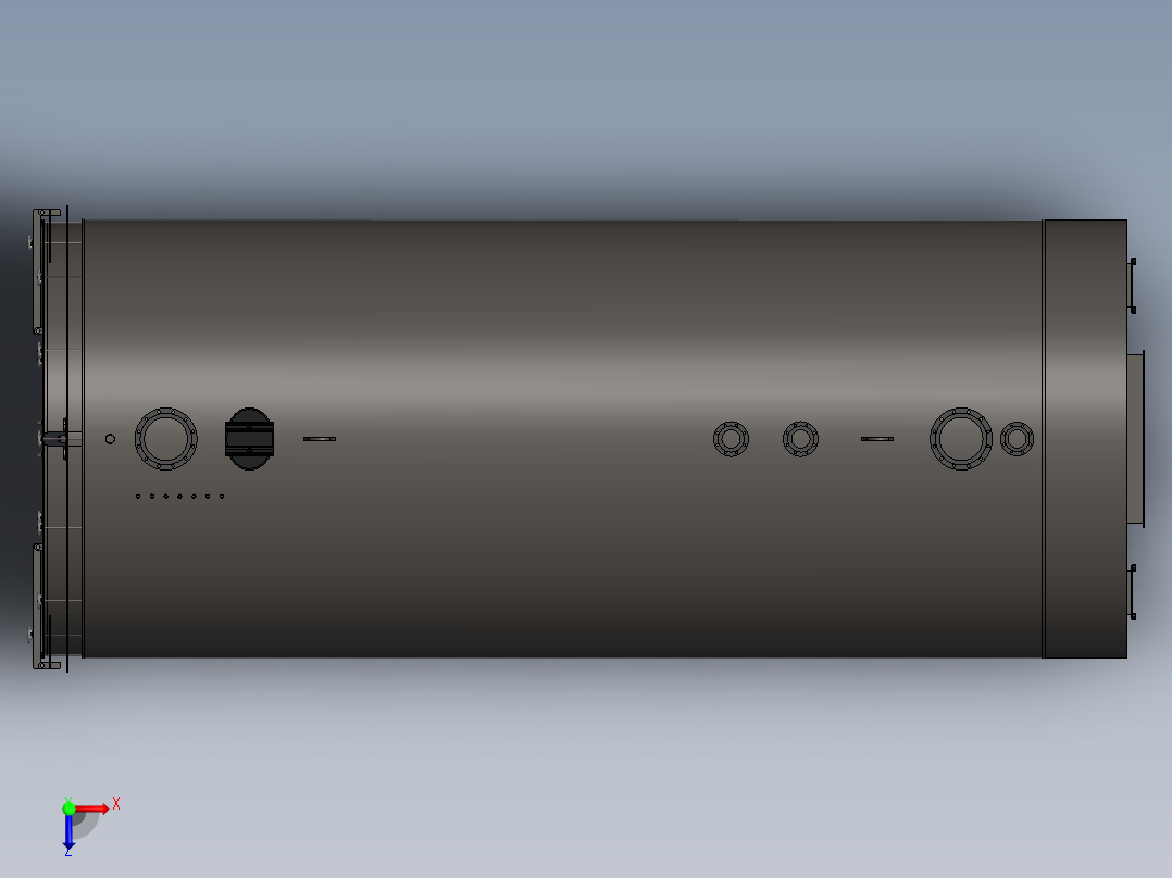 clw350s锅炉俯视图