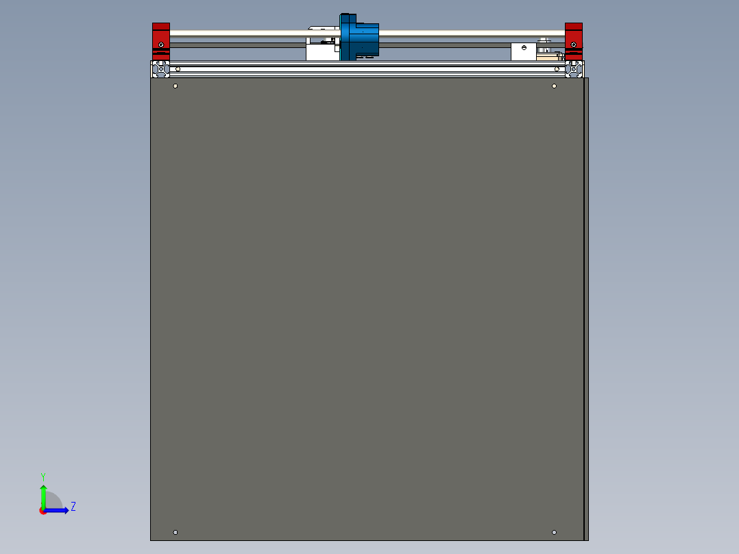 B2004654-Core XY 3D 打印机左视图