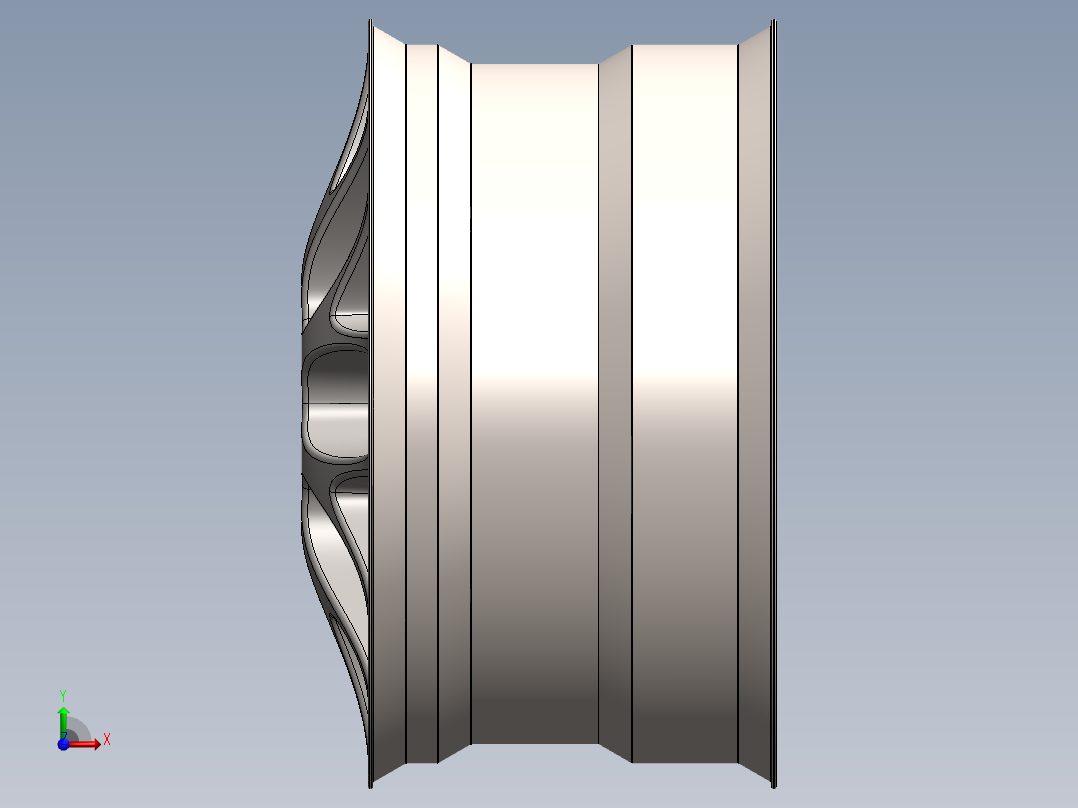 轮毂、轮胎(122)前视图