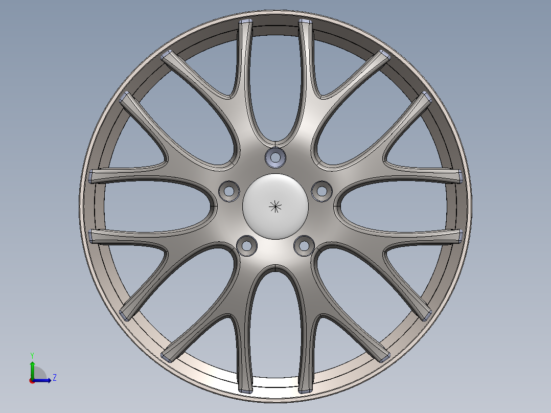 轮毂、轮胎(122)左视图