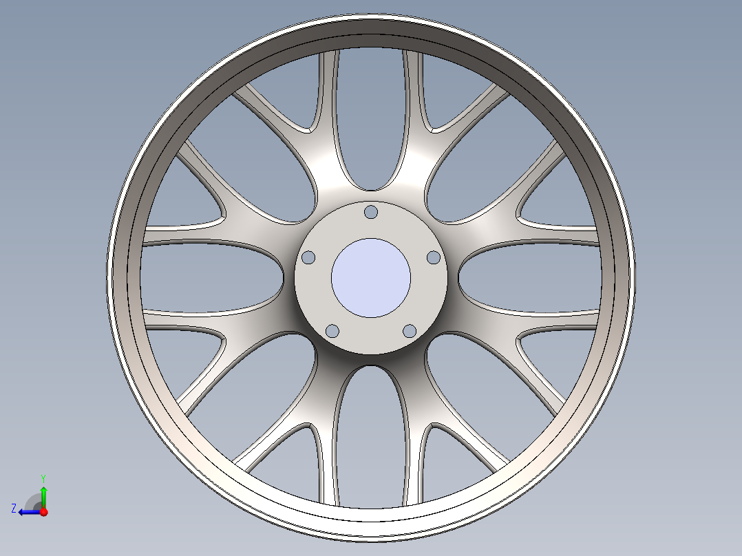 轮毂、轮胎(122)右视图