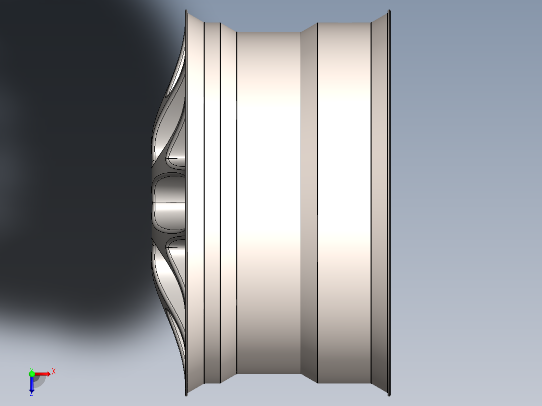 轮毂、轮胎(122)俯视图
