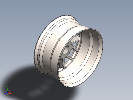 轮毂、轮胎(122)正等轴测缩略图