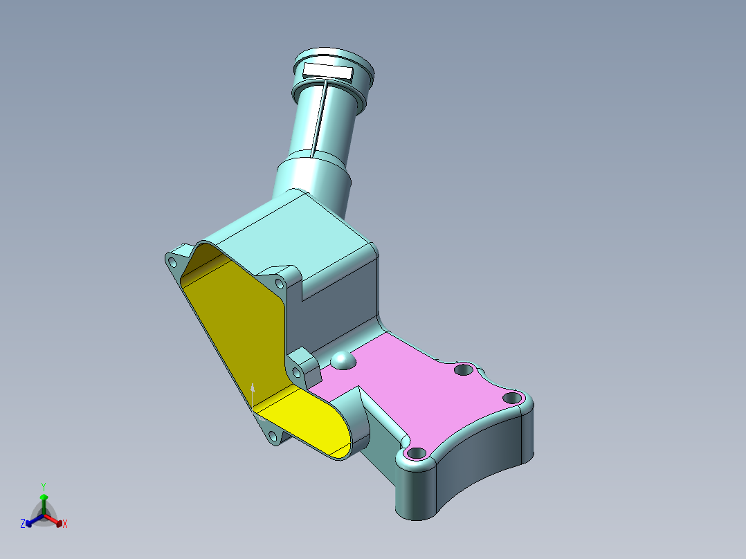 第10届练习题    3D10-H7-SW16正等轴测图