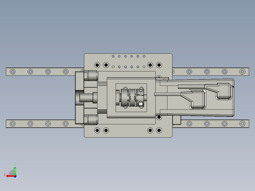 860-0300浮动电机模组后视图
