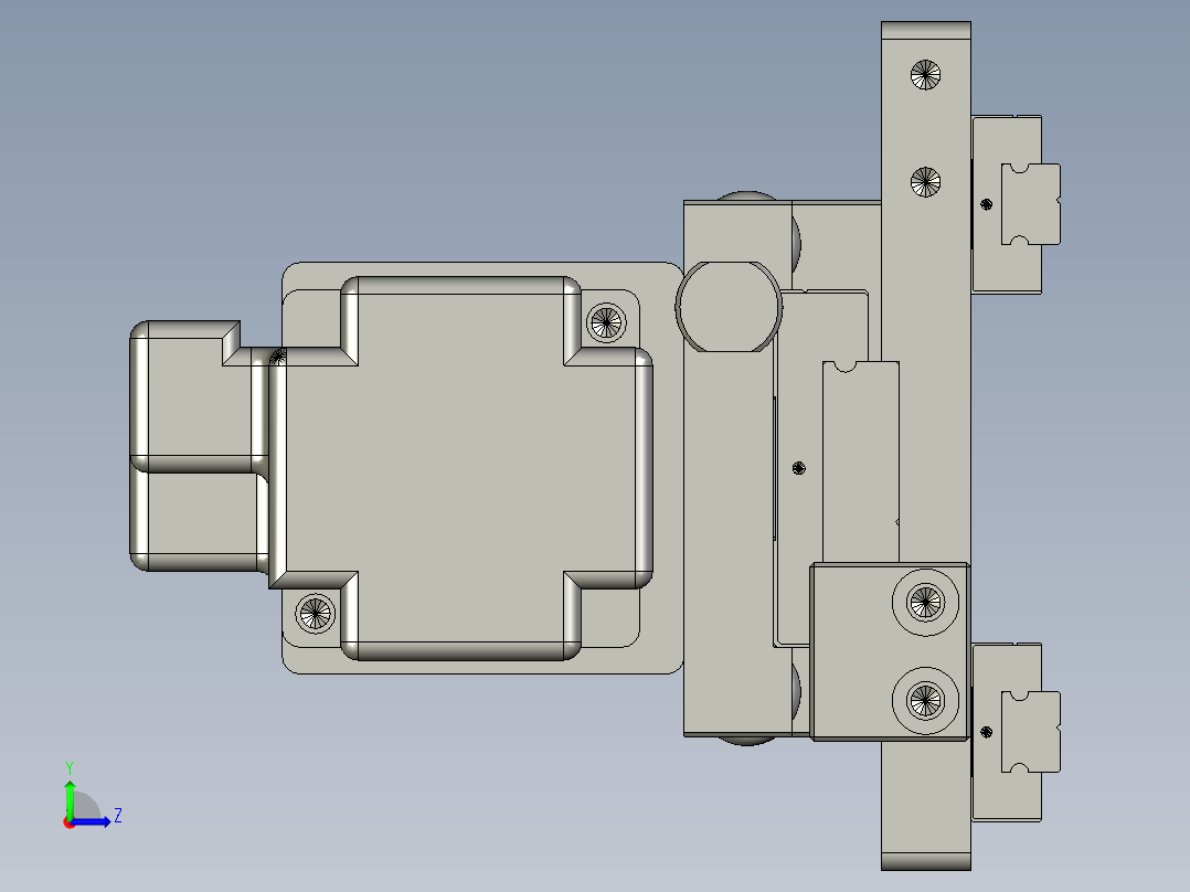 860-0300浮动电机模组左视图