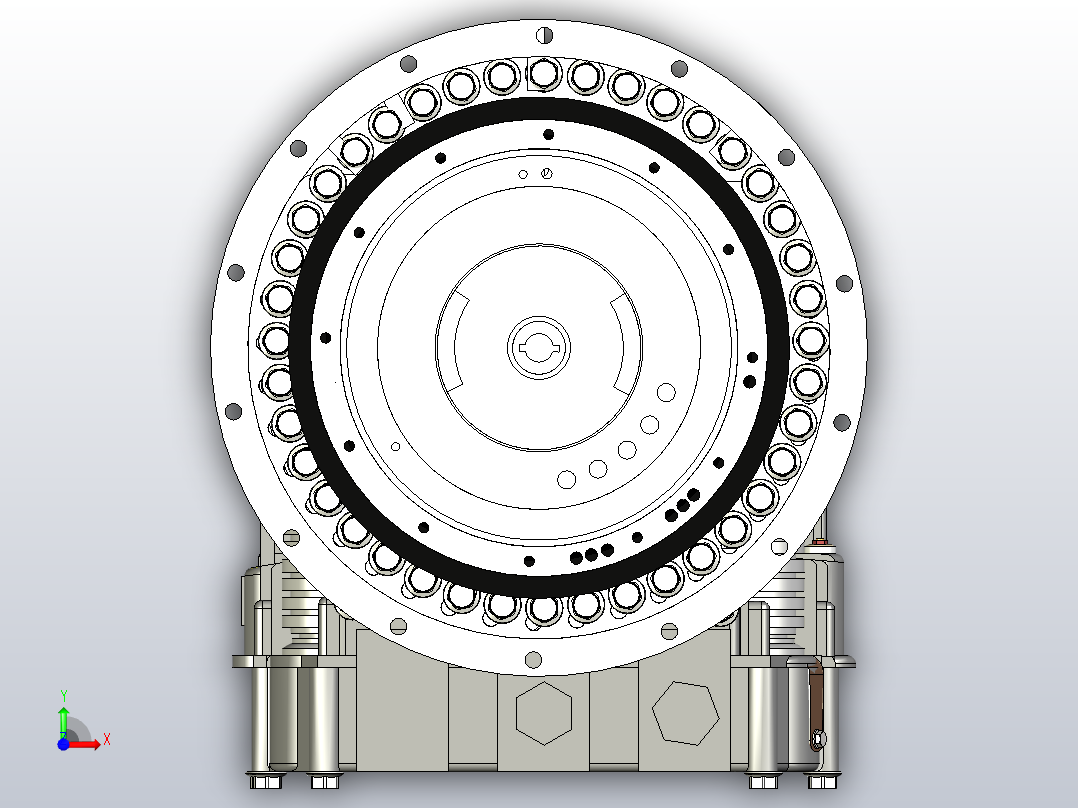 艾利森3200 SP变速器前视图