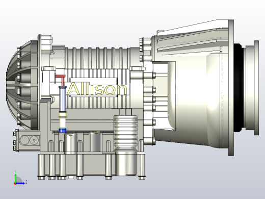 艾利森3200 SP变速器左视缩略图