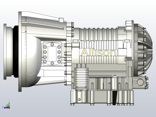 艾利森3200 SP变速器右视缩略图