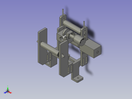 -编码器安装机构正等轴测缩略图