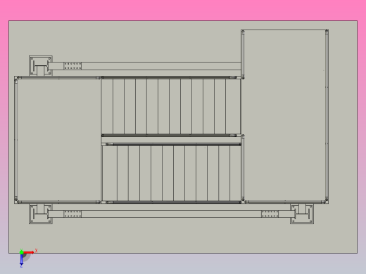 消防逃生楼梯俯视缩略图