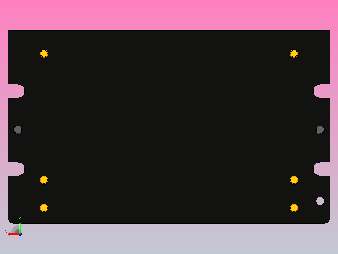 数字步进电机与驱动器DM442-IO-24-3D图纸后视图