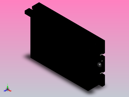 数字步进电机与驱动器DM442-IO-24-3D图纸正等轴测缩略图