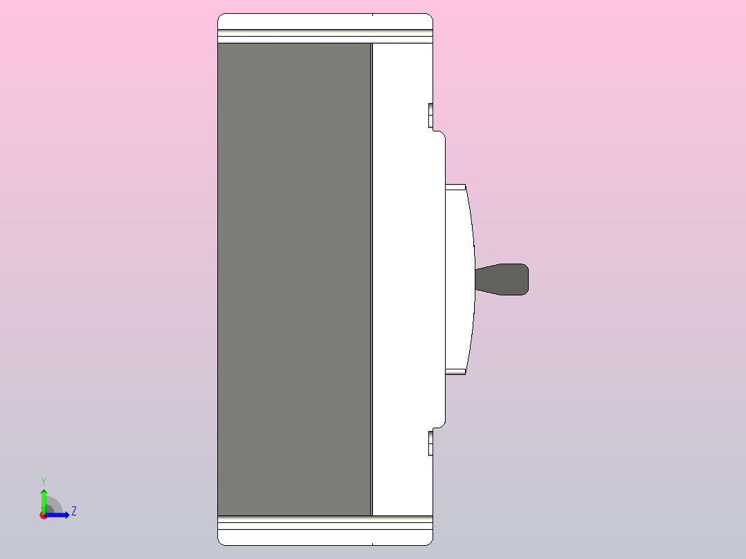 RDM1L系列漏电断路器[RDM1L-400H-4A]左视图