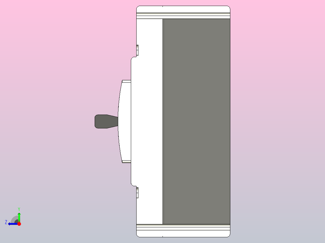 RDM1L系列漏电断路器[RDM1L-400H-4A]右视图