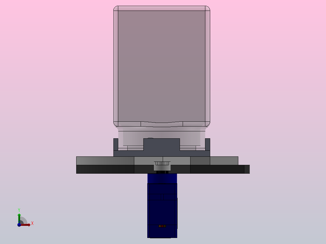 药物处理机制前视图