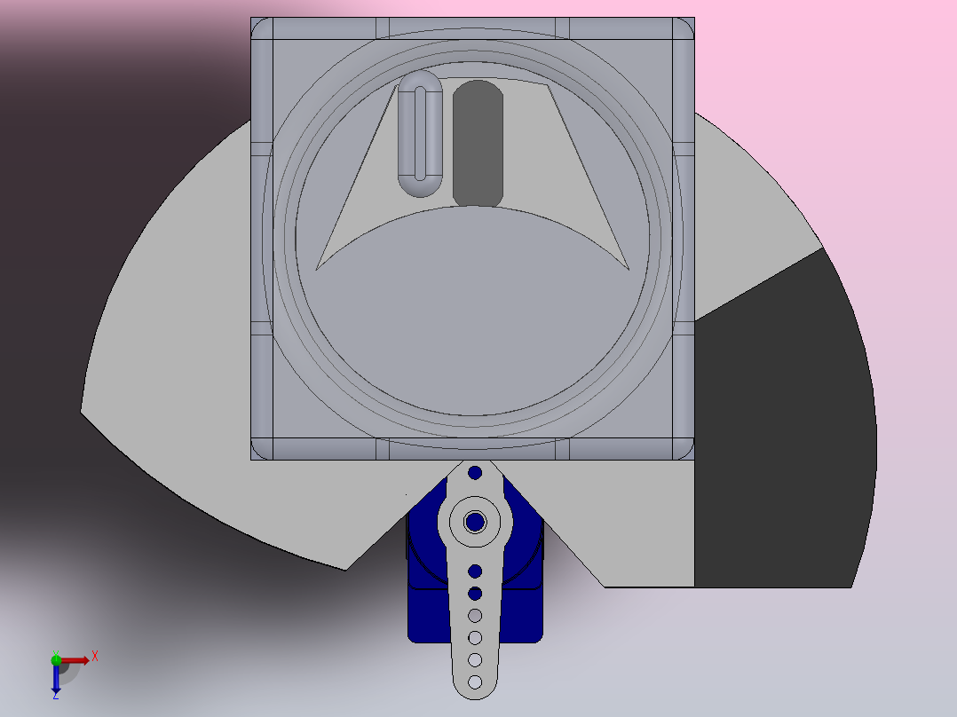 药物处理机制俯视图