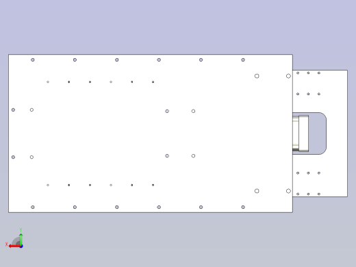 一款三爪夹具升降平台3D设计后视缩略图